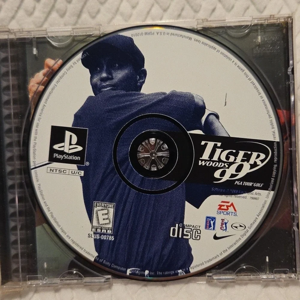 Tiger Woods '99 PGA Tour PS1‎ PlayStation 1 - Game & Case Tested working